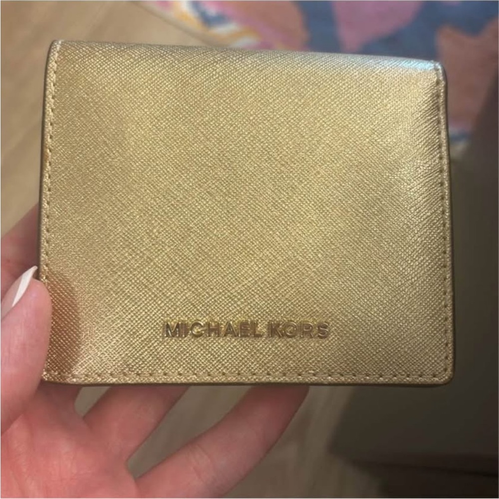 Michael Kors Gold Wallet